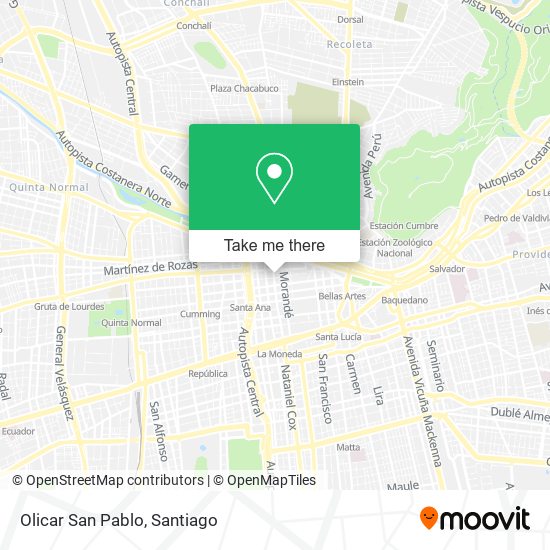 Olicar San Pablo map