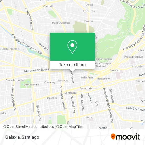 Galaxia map
