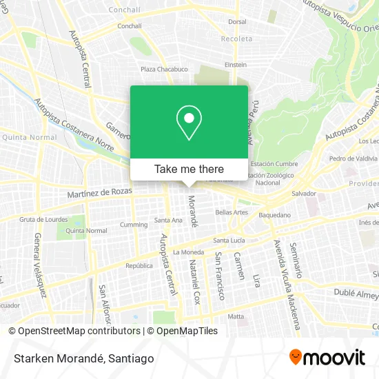 Starken Morandé map