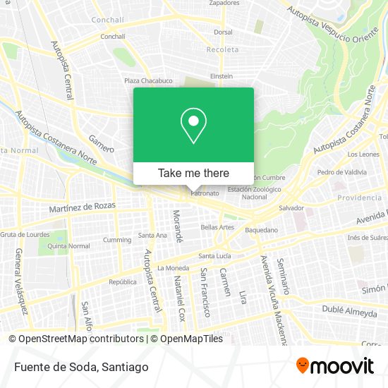 Fuente de Soda map