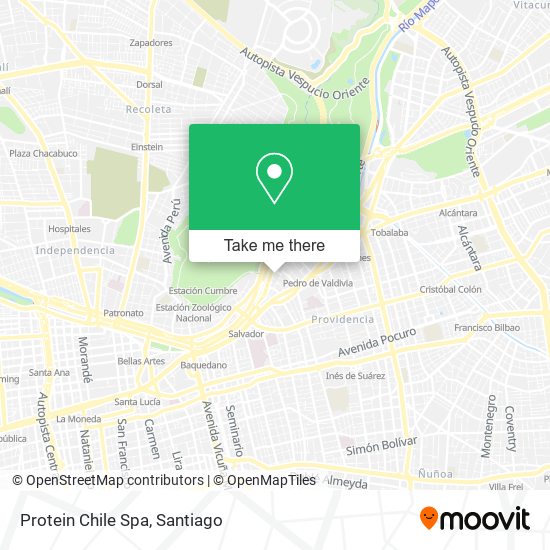 Protein Chile Spa map