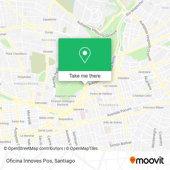 Oficina Innoves Pos map