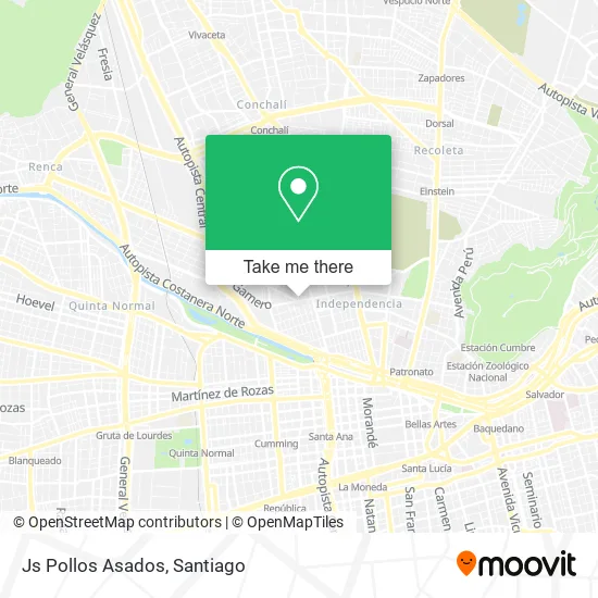 Js Pollos Asados map