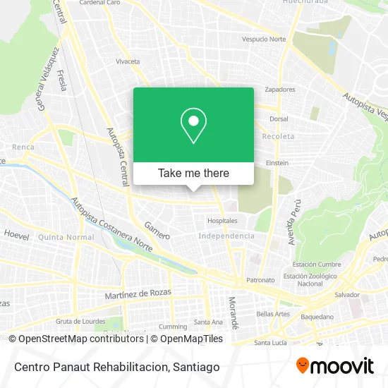 Centro Panaut Rehabilitacion map