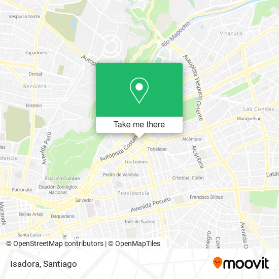 Isadora map