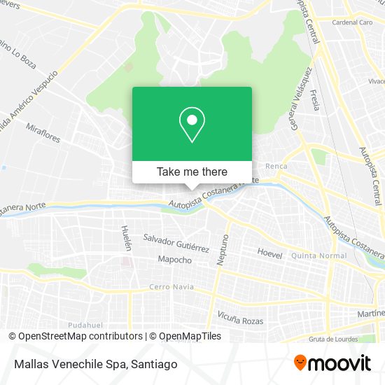 Mallas Venechile Spa map