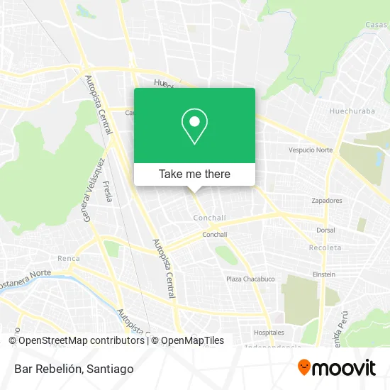 Bar Rebelión map