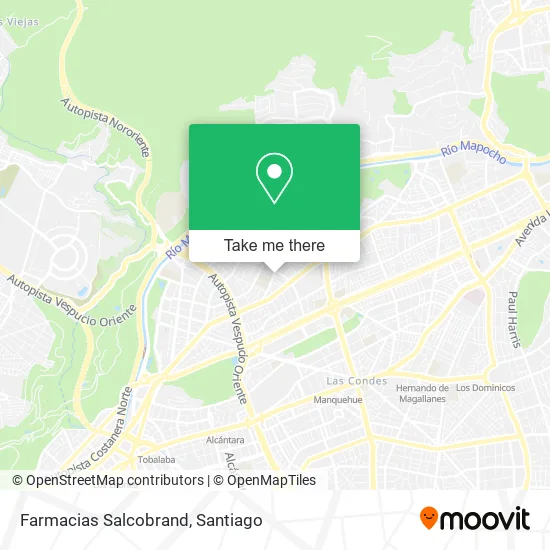 Farmacias Salcobrand map