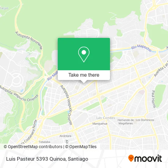 Luis Pasteur 5393 Quinoa map