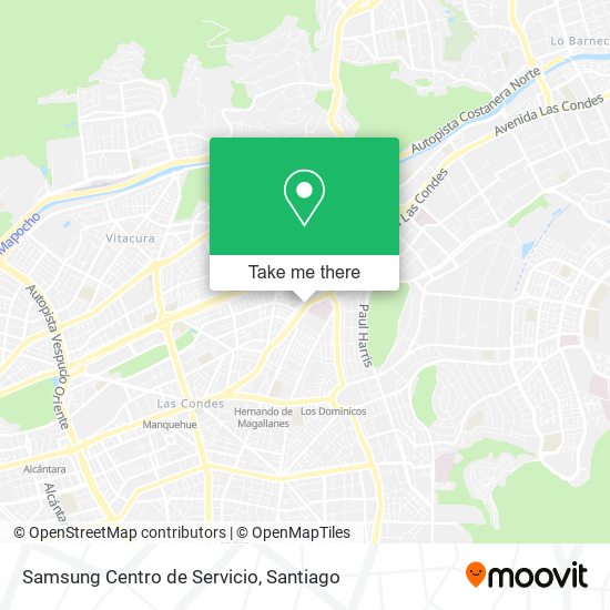 Samsung Centro de Servicio map