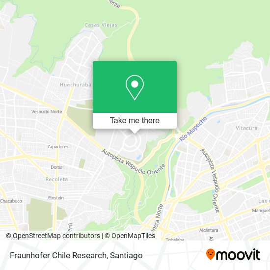 Fraunhofer Chile Research map