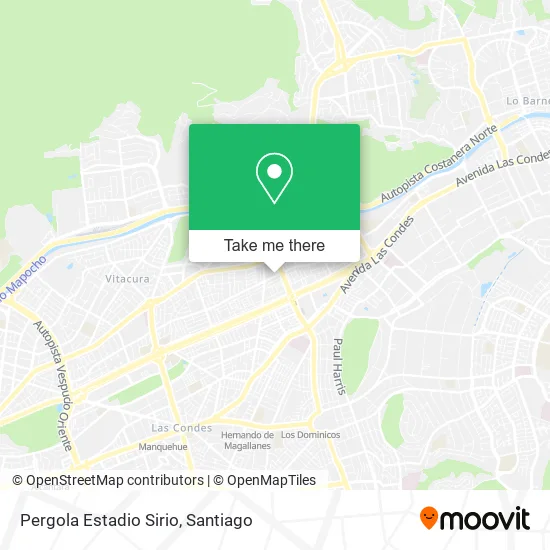 Pergola Estadio Sirio map