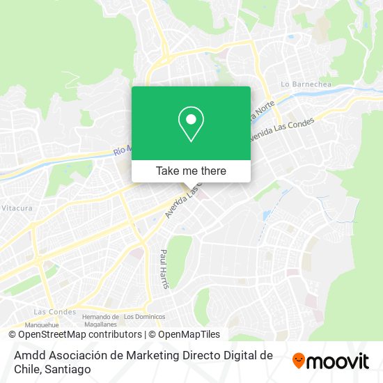 Amdd Asociación de Marketing Directo Digital de Chile map