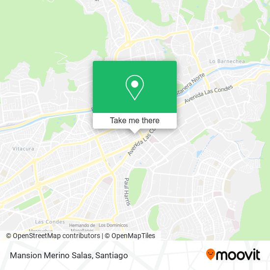 Mansion Merino Salas map
