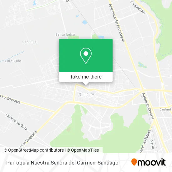 Parroquia Nuestra Señora del Carmen map