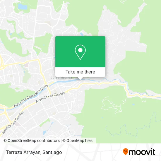 Terraza Arrayan map