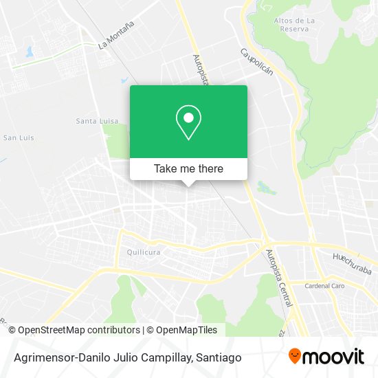 Agrimensor-Danilo Julio Campillay map