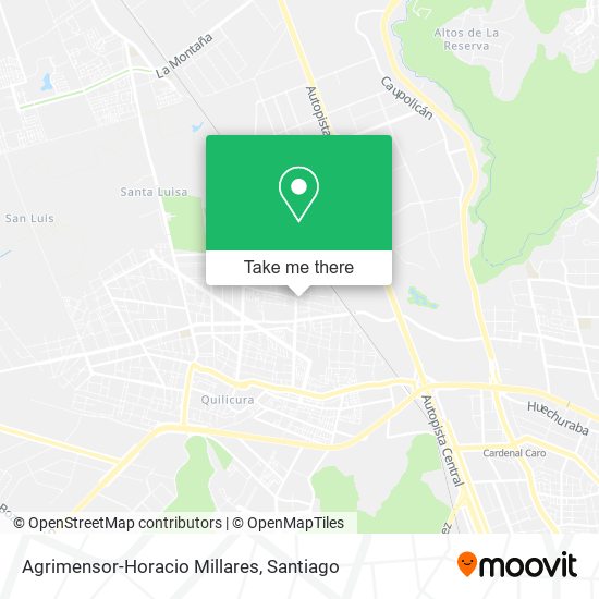 Agrimensor-Horacio Millares map