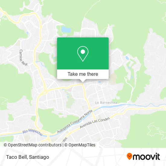 Taco Bell map