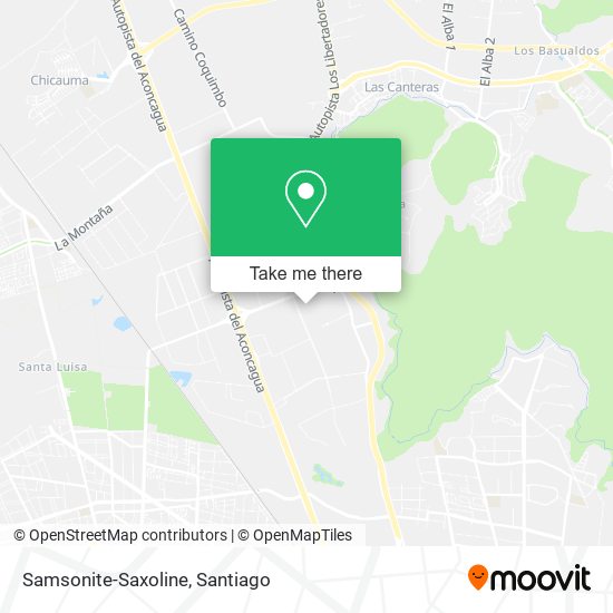 Samsonite-Saxoline map