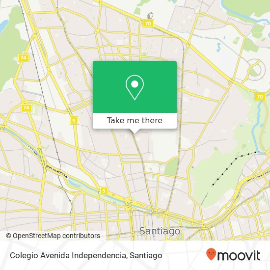 Colegio Avenida Independencia map