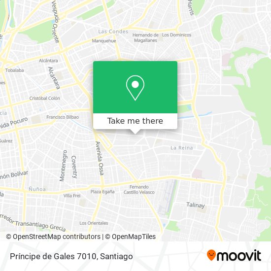 Príncipe de Gales 7010 map