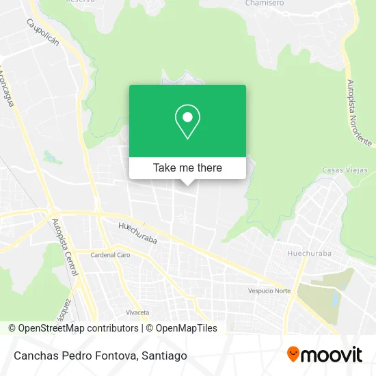Canchas Pedro Fontova map