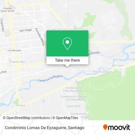 Condiminio Lomas De Eyzaguirre map