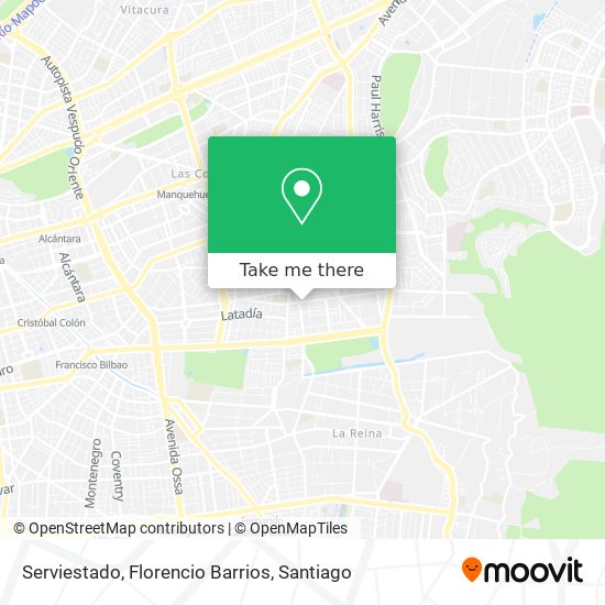 Serviestado, Florencio Barrios map