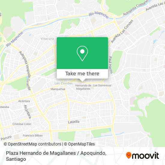 Plaza Hernando de Magallanes / Apoquindo map