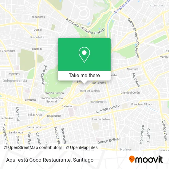 Aquí está Coco Restaurante map