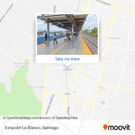 Estación Lo Blanco map