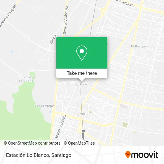 Estación Lo Blanco map