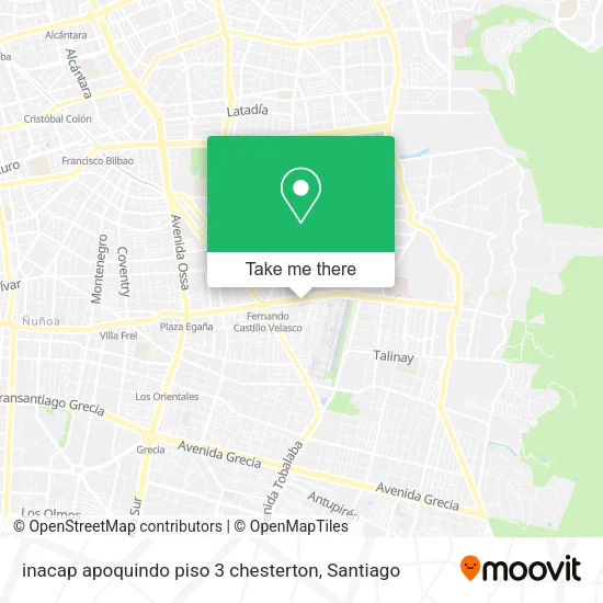 inacap apoquindo piso 3 chesterton map