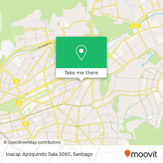 Inacap Apoquindo Sala 306C map