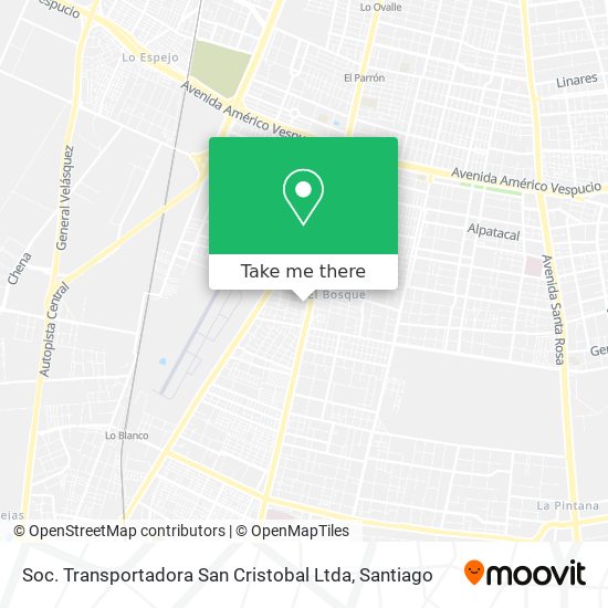 Soc. Transportadora San Cristobal Ltda map