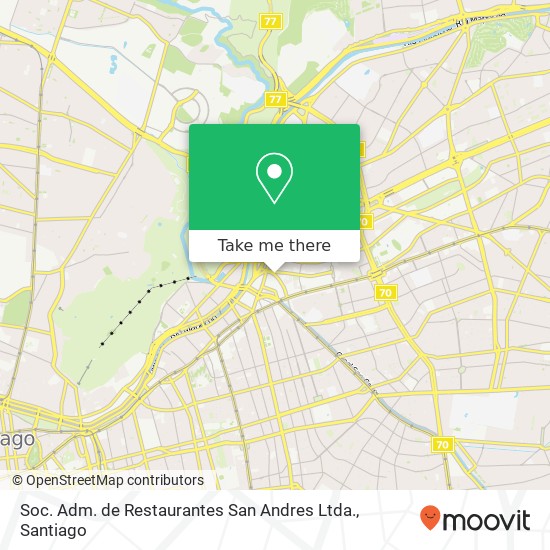 Mapa de Soc. Adm. de Restaurantes San Andres Ltda.