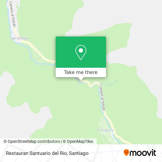 Restauran Santuario del Rio map