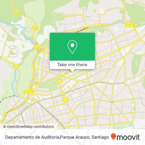 Departamento de Auditoria,Parque Arauco map