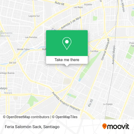 Feria Salomón Sack map