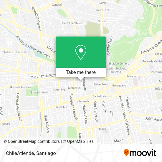 ChileAtiende map