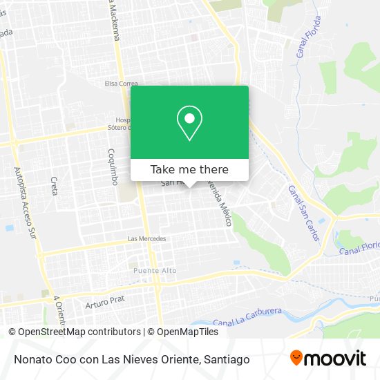 Nonato Coo con Las Nieves Oriente map