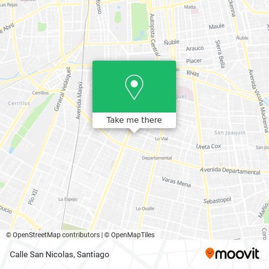 Calle San Nicolas map