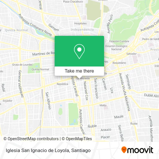Iglesia San Ignacio de Loyola map