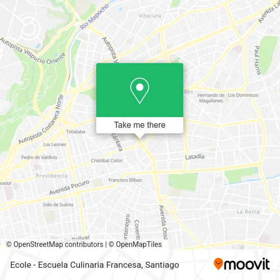 Ecole - Escuela Culinaria Francesa map