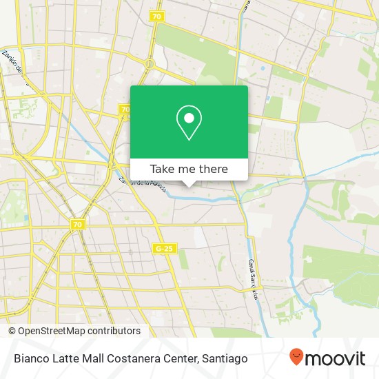 Bianco Latte Mall Costanera Center map