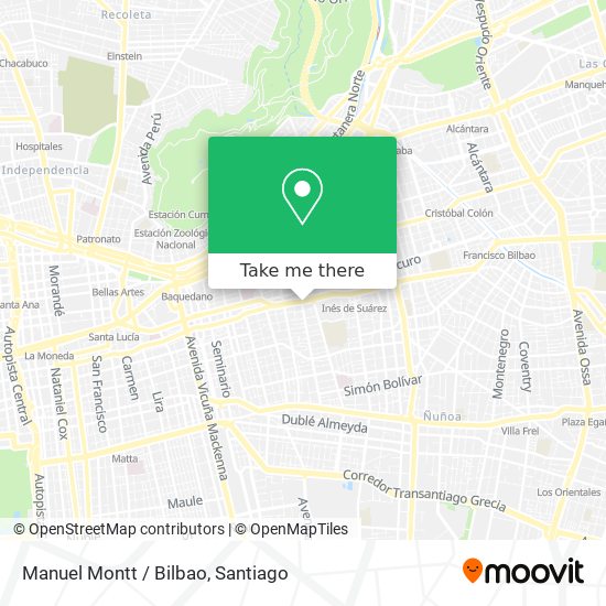 Manuel Montt / Bilbao map