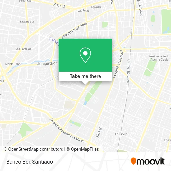 Banco Bci map