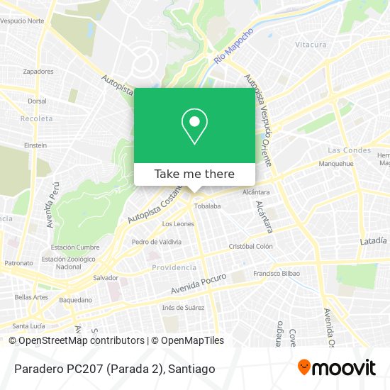 Paradero PC207 (Parada 2) map