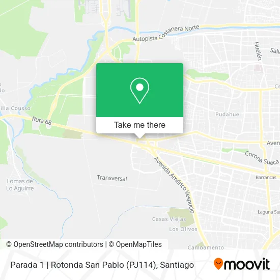 Parada 1 | Rotonda San Pablo (PJ114) map